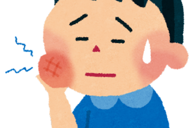 腫れる